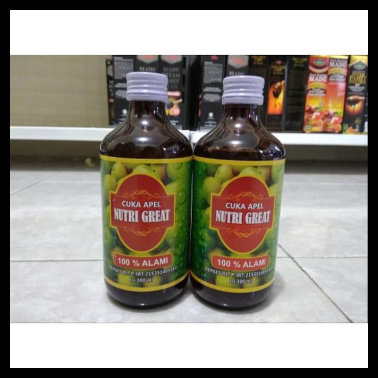 

CUKA APEL NUTRI GREAT 100% ALAMI / NUTRI GREAT 300ML KEMASAN TERBARU MR05