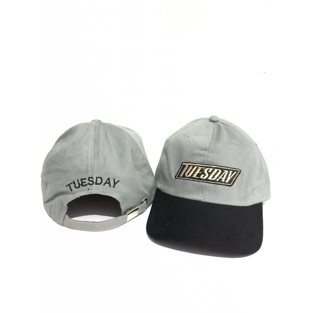 (Bisa COD) Topi Distro Baseball Tuesday Real Rict Bahan Rapel Premium