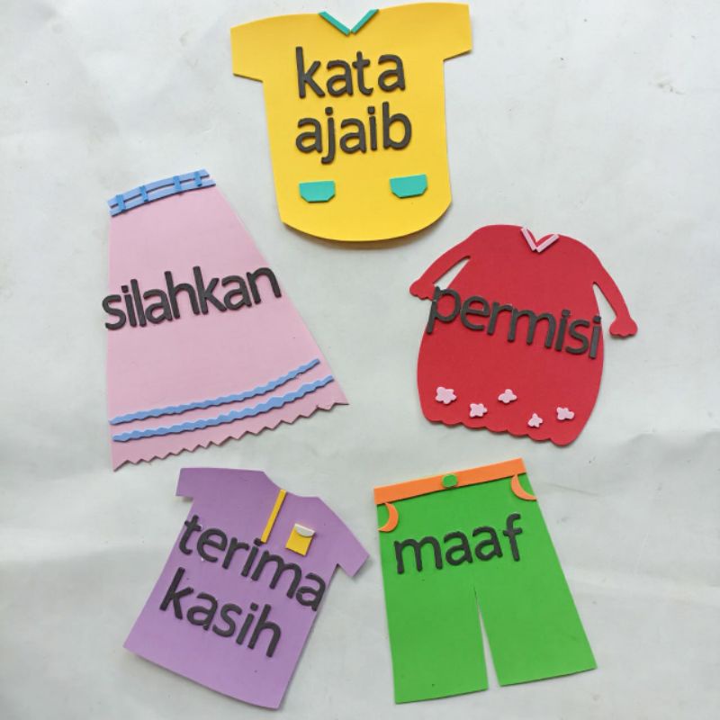 Jual Hiasan Dinding Kelas, Kata Ajaib | Shopee Indonesia