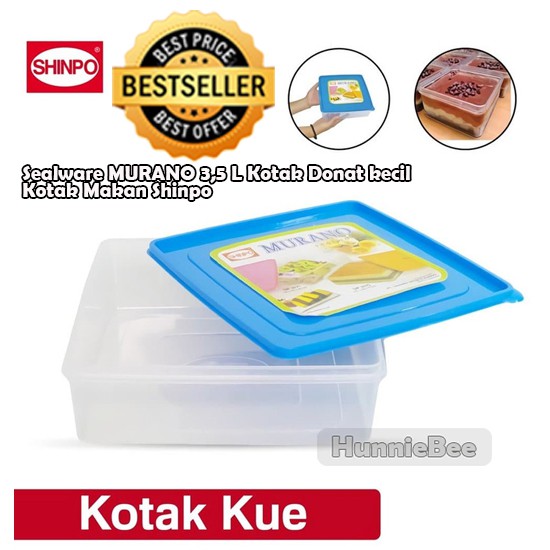 Sealware MURANO 2 Varian S dan L  Kotak Donat Shinpo SIP 307 S SIP 307 L