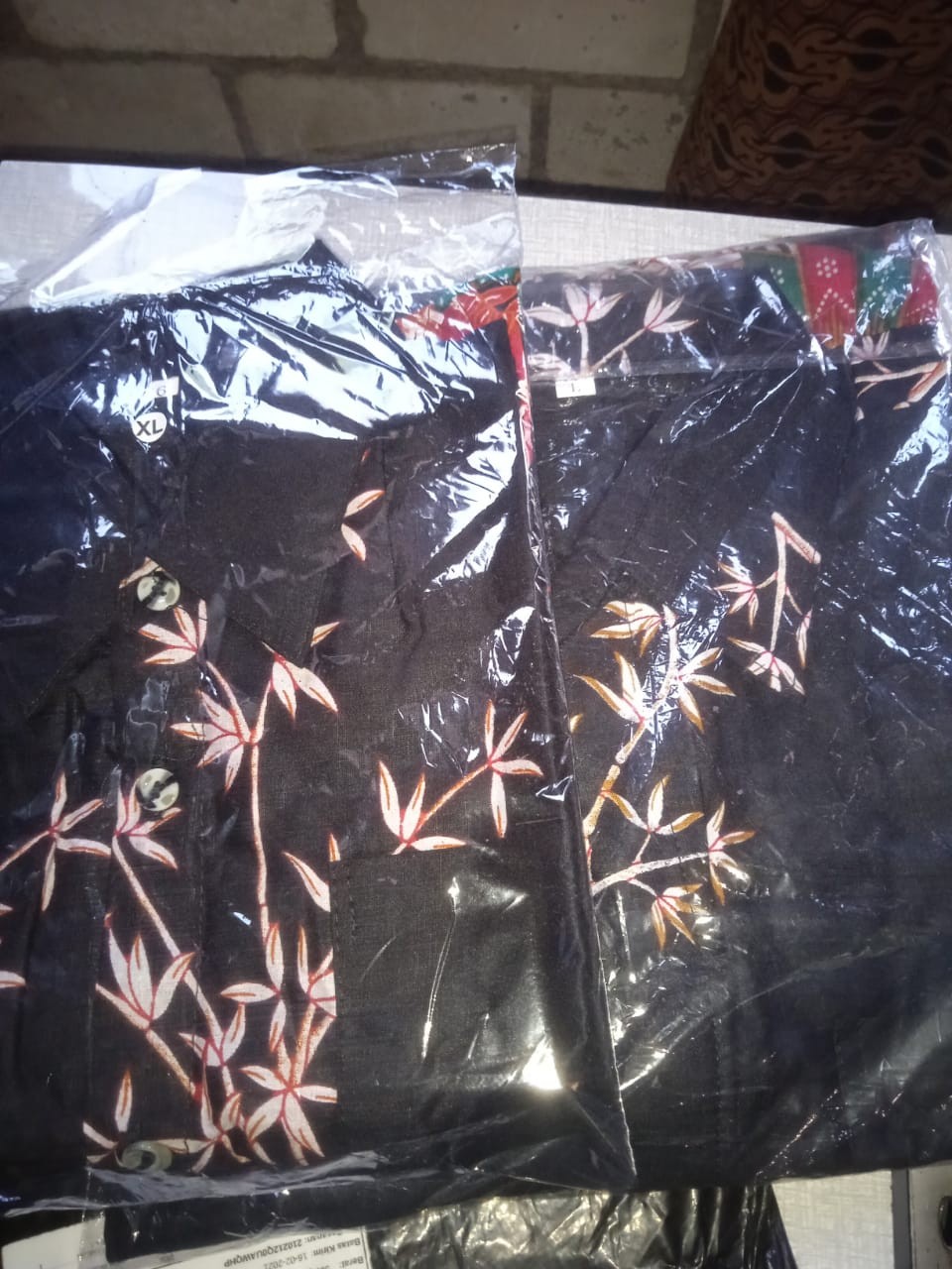 Batik Couple Keluarga Sania Ruffle Ori Ndoro Jowi Dnt Motif Kipas