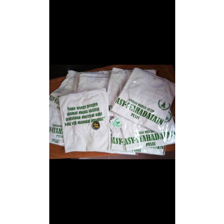 Kaos Asy-syahadatain free tulisan