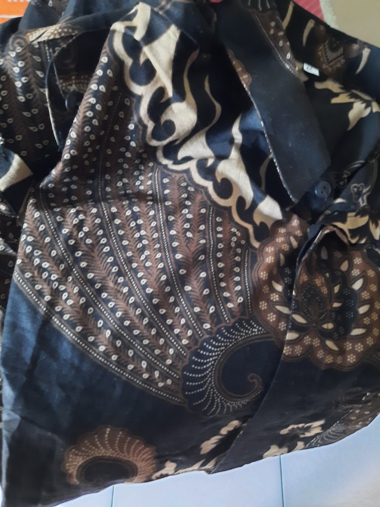 Batik Couple Ayah Dan Anak Laki Laki Lengan Panjang  Modern