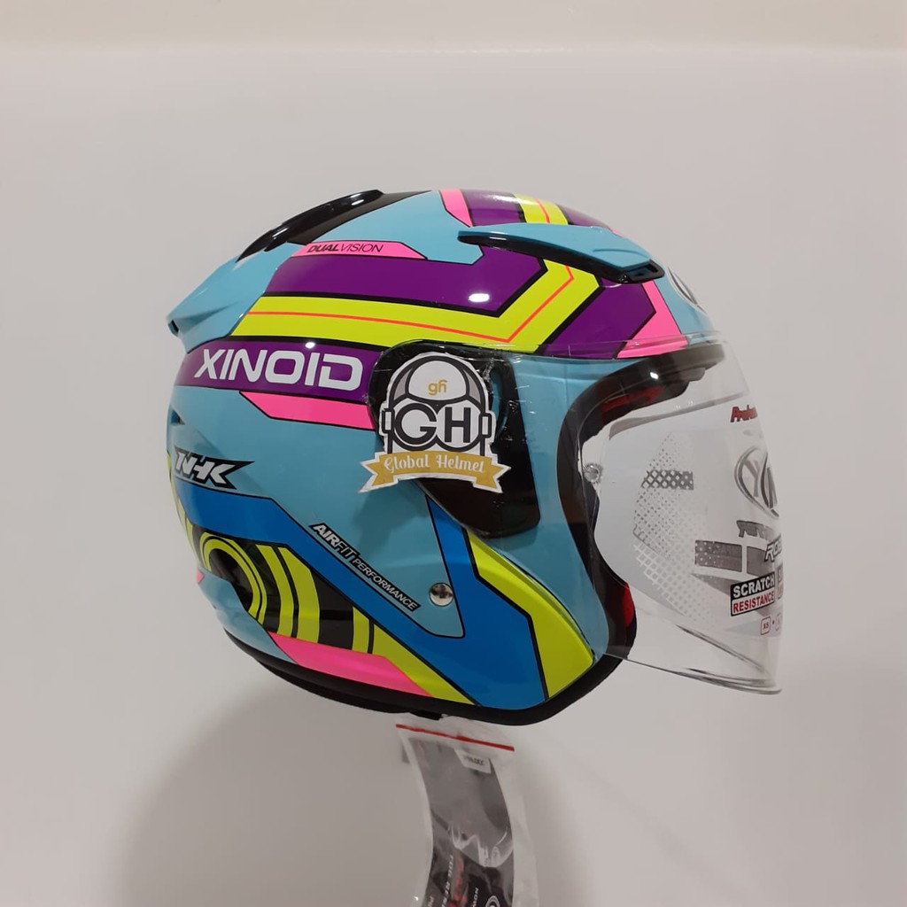 HELM NHK R1 XINOID NHK R-1 XINOID LIGHT TOSCA DOUBLE VISOR