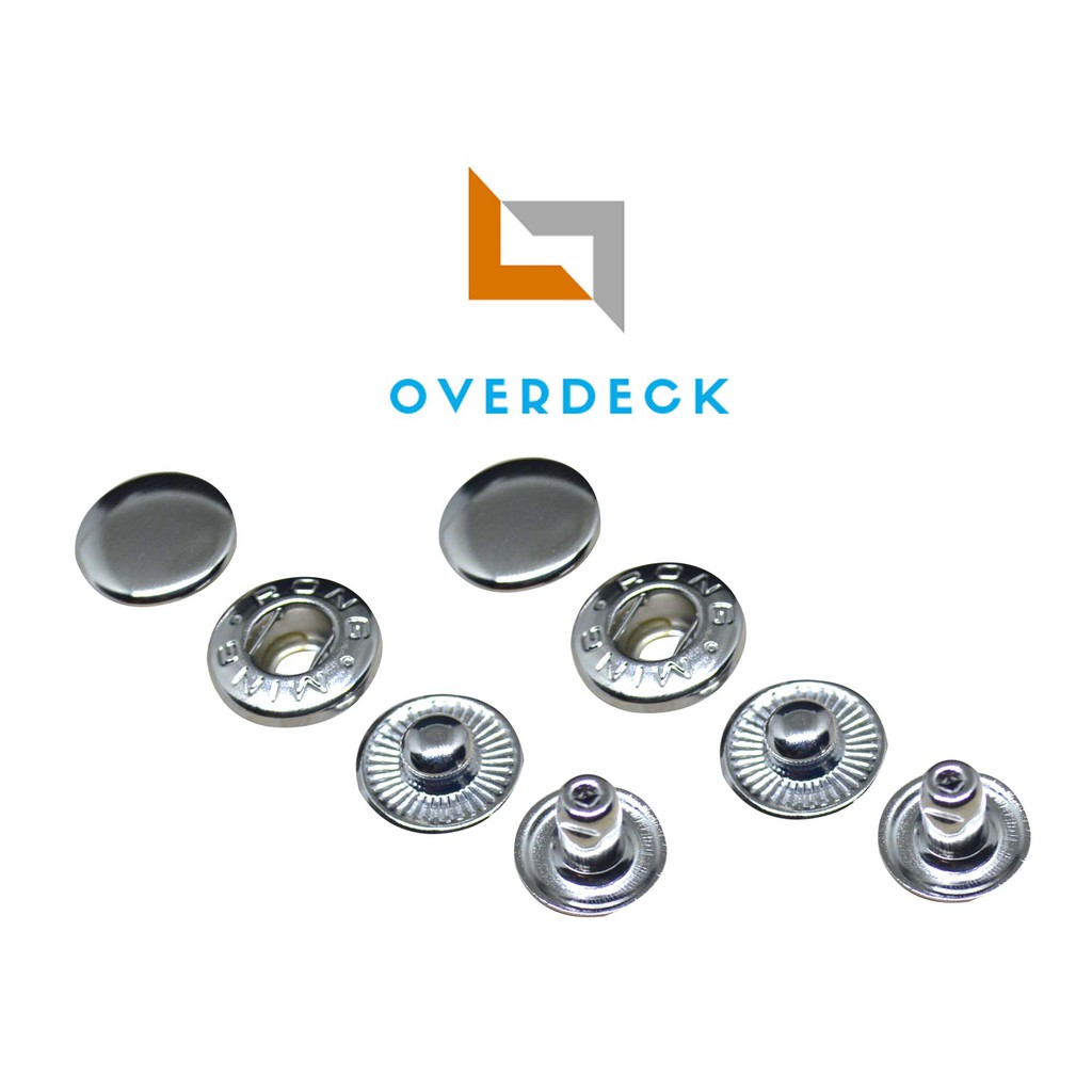 12 PCS KANCING CETET BESI KANCING JEPRET 15 MM NIKEL - 7060 NK