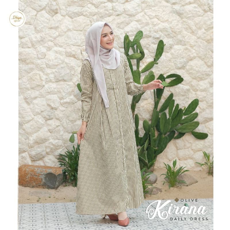 COD KIRANA Dress Only BY Dhiya Official/ Dress motif