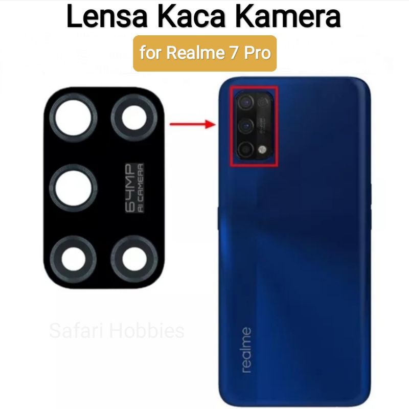 Lensa Kaca Kamera Realme 7 Pro