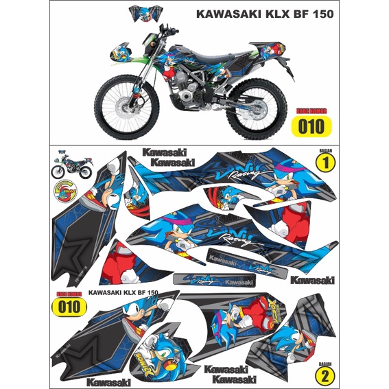 Striping klx bf 2015 2016 2017 2018 / decal klx bf 2016 2017 2018 2019 / variasi klx bf / klx g