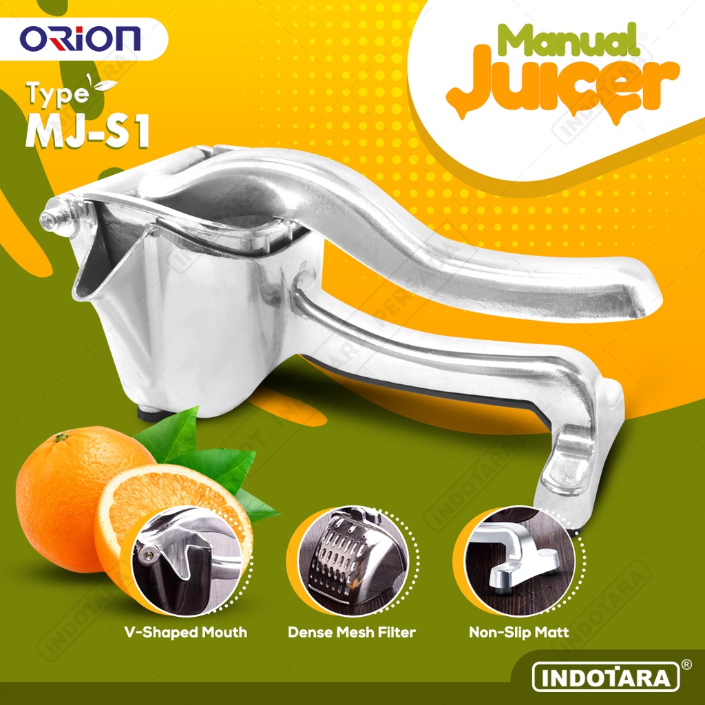 Alat Peras Jeruk &amp; Lemon Stainless Steel - Orion MJS1