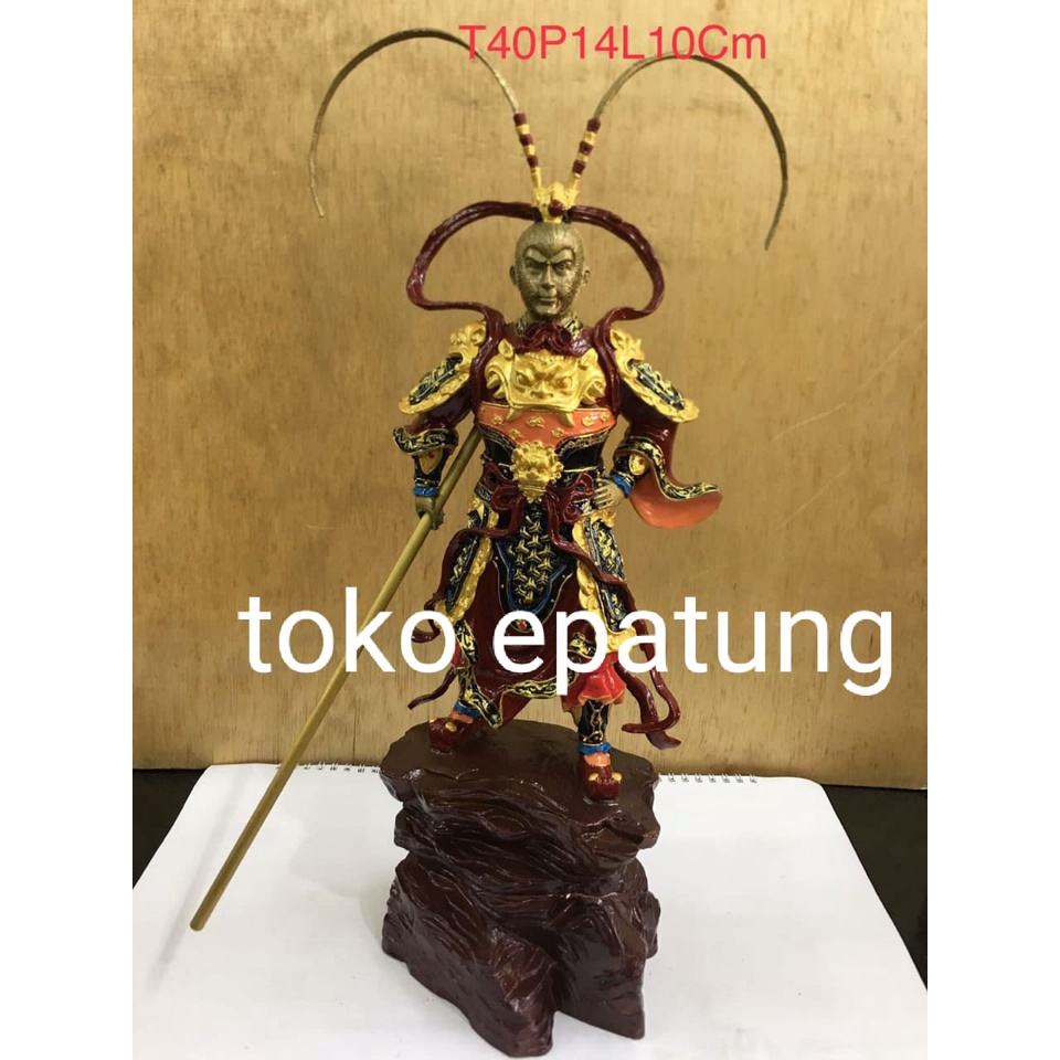 Jual Patung Dewa Kera Sakti Sun Go Kong Tai Sing Inch Kuningan Shopee Indonesia