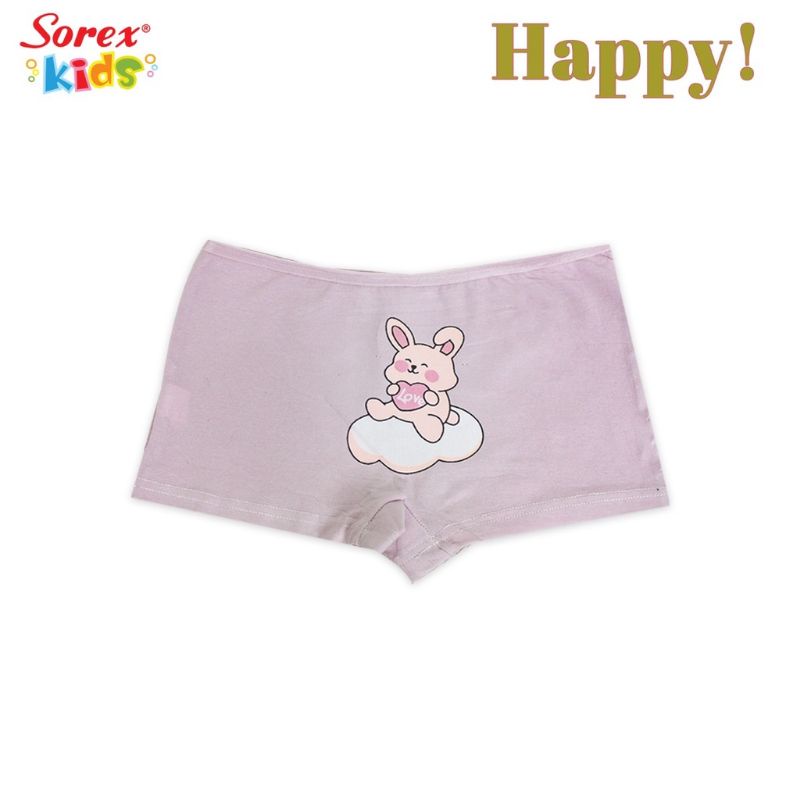 Sorex Kids Celana dalam Boxer Anak Perempuan CD SK 1312 (1pak isi 2biji)