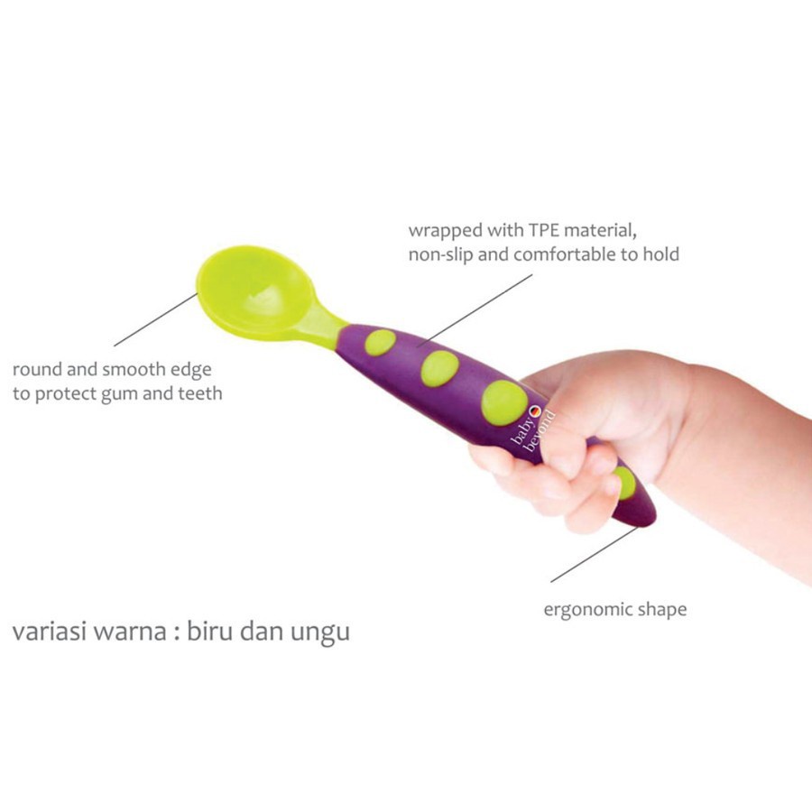 BABY BEYOND EASY GRIP FORK AND SPOON SET  / BB1035 (ACCESORIES)