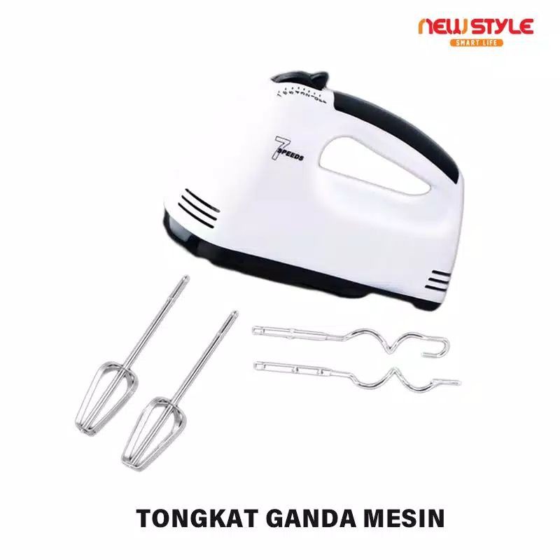 Hand Mixer Pengaduk 7 Kecepatan Otomatis mixer roti mixer listrik mixer Scarlet mixer philips