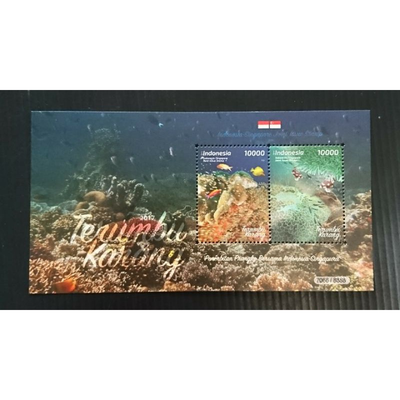 

Souvenir Sheet Indonesia Joint Issue Stamp Indonesia Singapura 2017