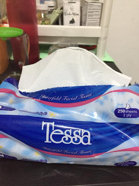 [ Tessa - 250 S ] Tessa Tissue Facial 2 Ply 250 Sheet