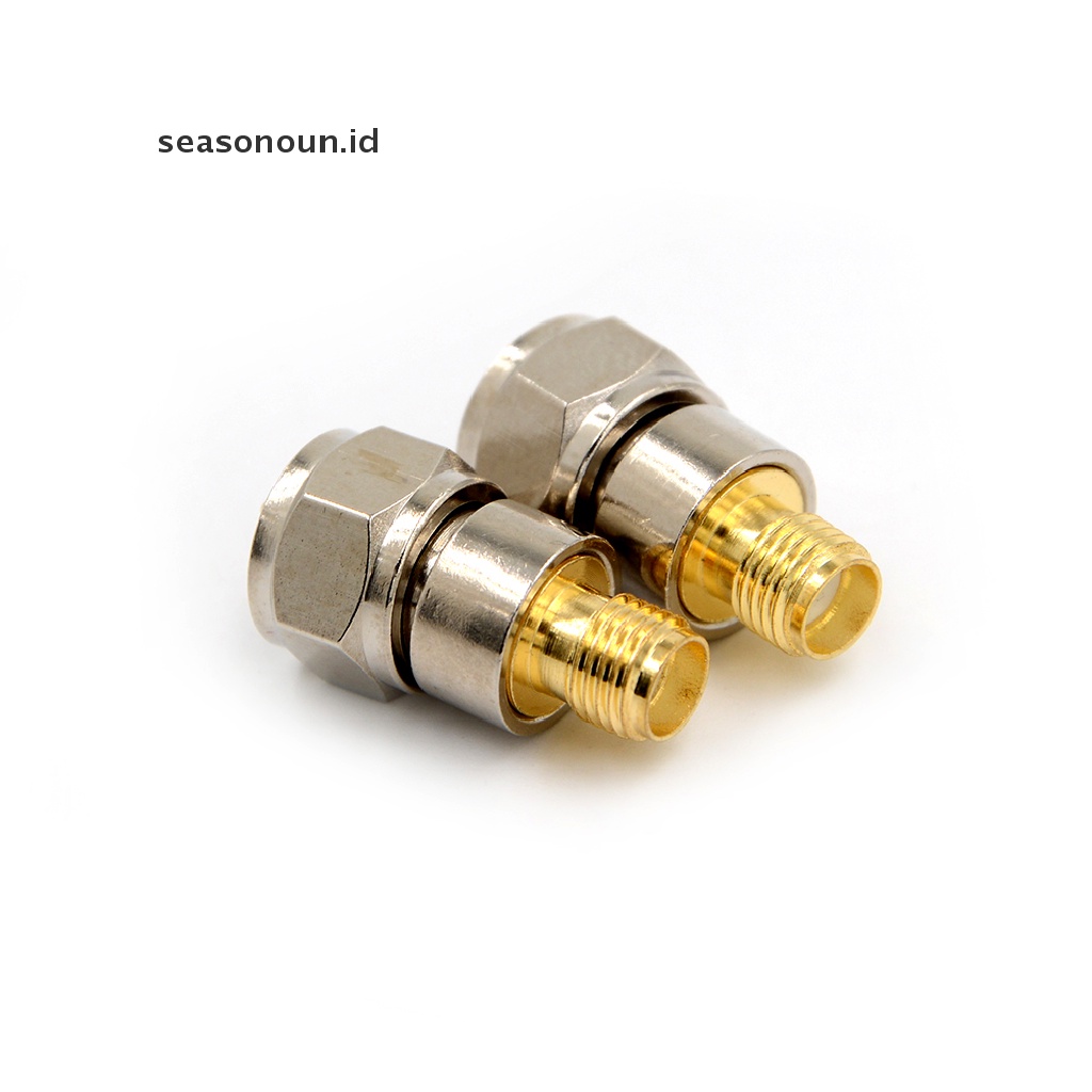 Adaptor Konektor RF Coaxial Lurus SMA Female Jack Ke F Male Plug