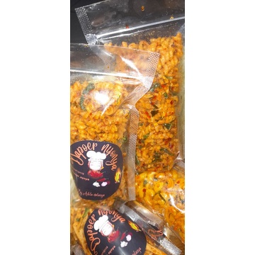 

makaroni spiral pedas daun jeruk