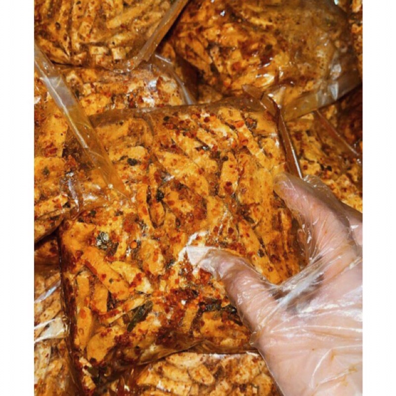 

BASRENG KERUK KHAS BANDUNG ISI 500gram basreng daun jeruk originl pedas
