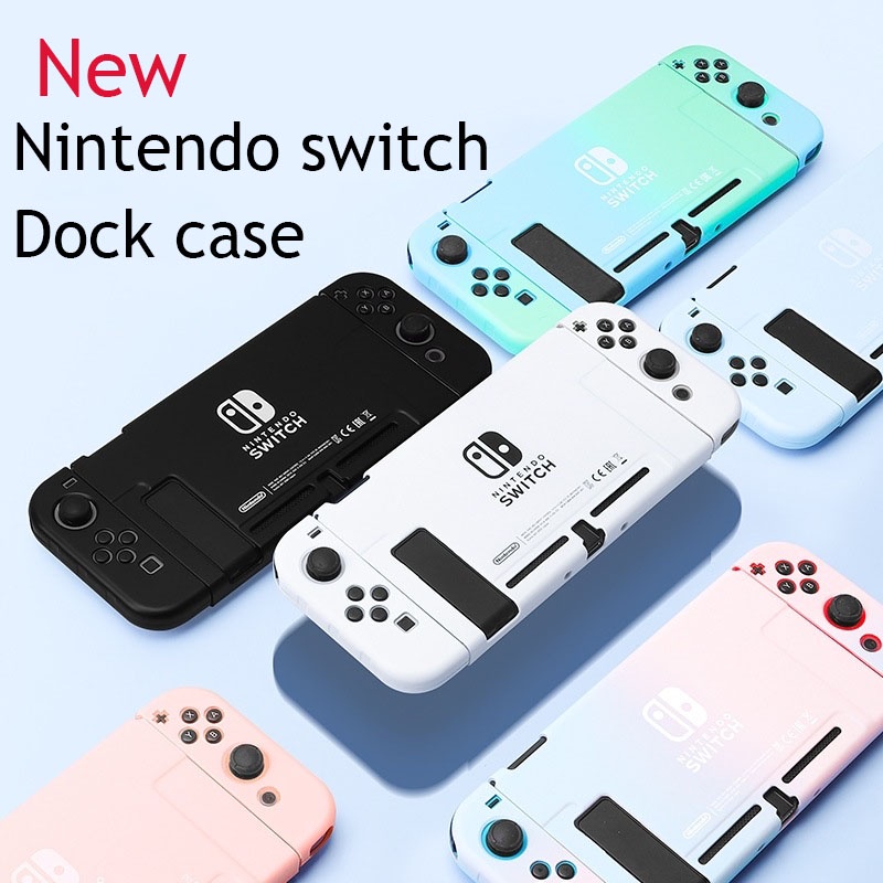 Cocok Nintendo Switch Shell Case Shell Konsol Game Pelindung Hard Shell Cover Fit Switch V1 V2 Model Case Aksesoris Anti Gores Dapat Dilepas Set Outer Shell