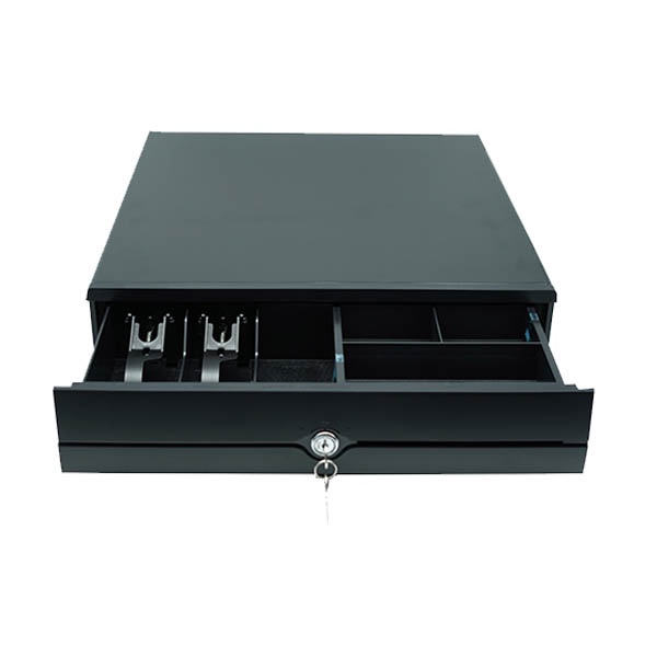 CASH DRAWER IWARE CD-408 FULL BLACK - LACI KASIR PREMIUM