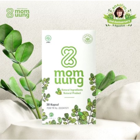 Mom Uung 30 Kapsul ASI Booster Pelancar ASI Herbal Halal BPOM Jakarta