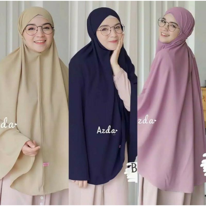(COD) KHIMAR TALI JUMBO XXL HIJAB BERGO MARYAM SUPER INSTAN SYAR'I SYAR I SYARI SARI SAR I-Non Pet