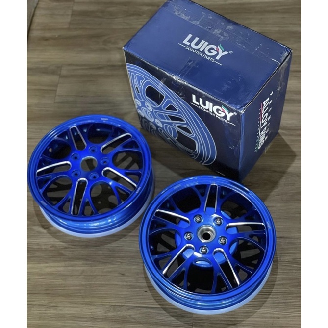 Velg Cnc Luigy CS03 Model Marus Blue Series Velg Vespa Sprint Velg Vespa Matic Velg Vespa Ring 12 Ve