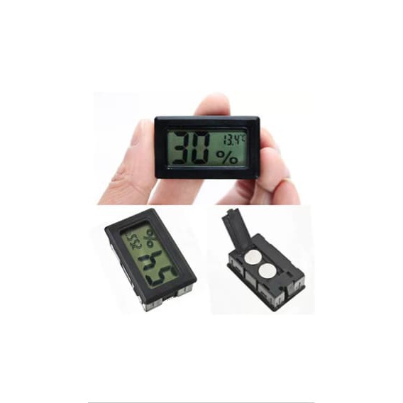 Hygrometer &amp; Thermometer LCD Digital Sensor Kelembaban Suhu Humidity