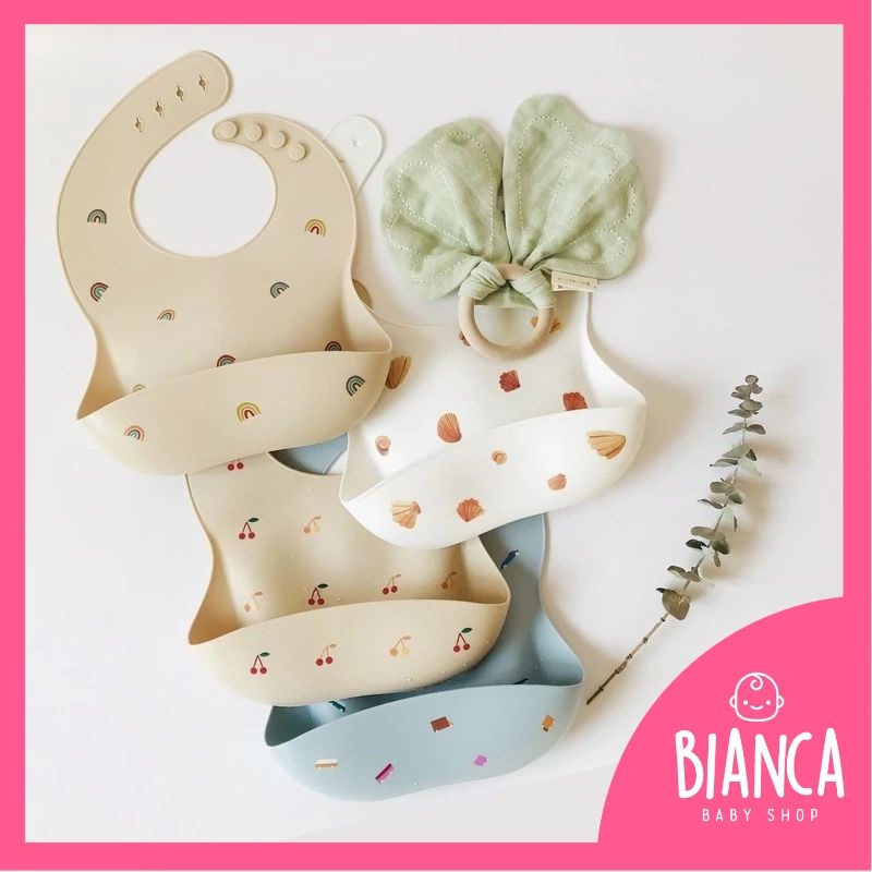 BIANCA - Bibs Silikon Anak Premium Quality