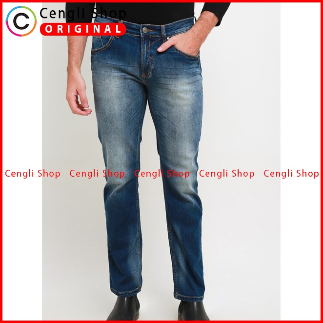 CELANA JEANS PANJANG PRIA CARDINAL ORIGINAL TERBARU BIRU CA01