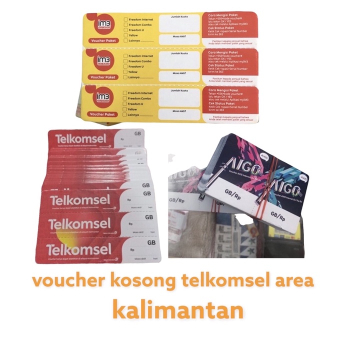 voucher kosong telkomsel kalimantan