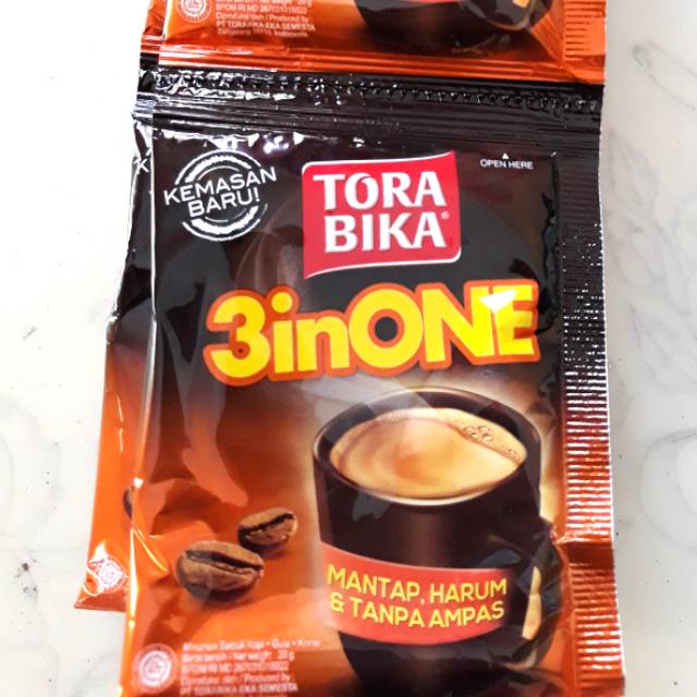 

Kopi tora bika 3inOne 1 renteng (10 sachet)