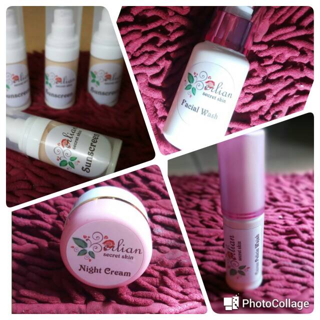 Salep Pelicin Wajah Secret Skin Flek 2 SPW Ekonomis oxytera berlian