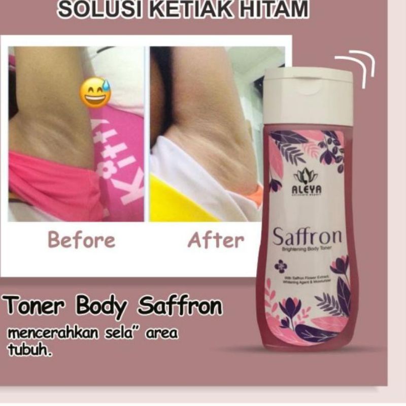 Toner Badan Whitening Aleya Saffron brightening aleya