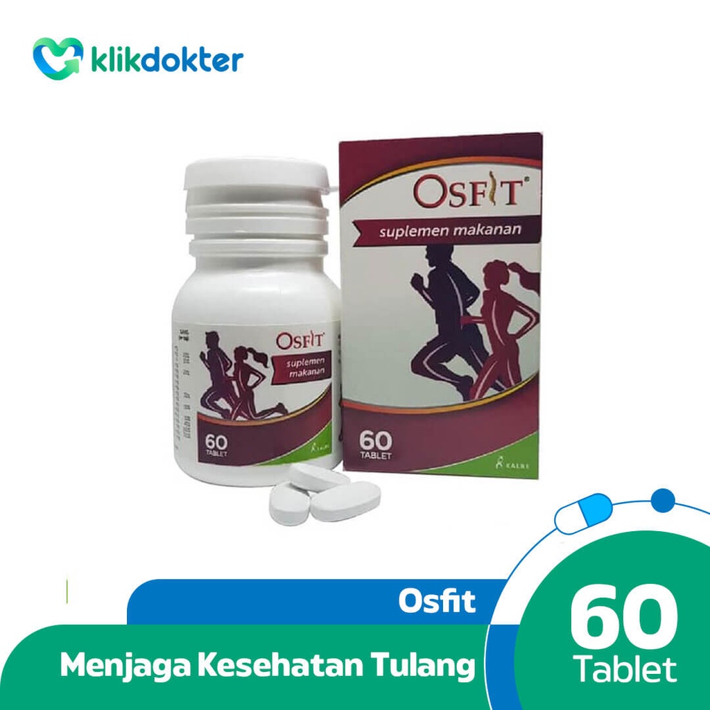 Osfit 60 tablet - Suplemen Kalsium kesehatan Tulang