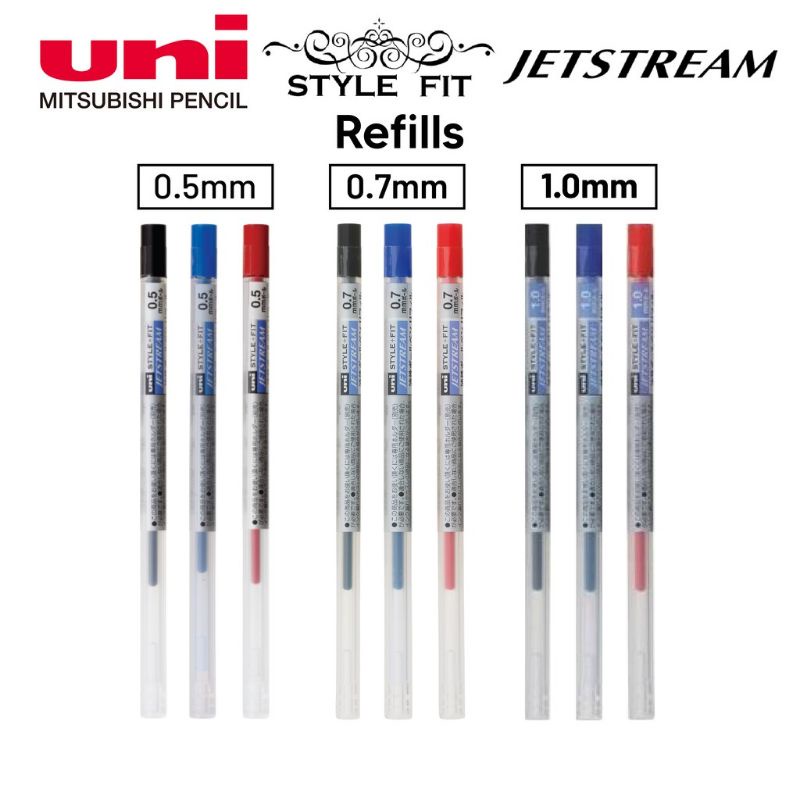 

Uni Style Fit Jetstream Refill SXR-89 Refill Pulpen Suka-Suka