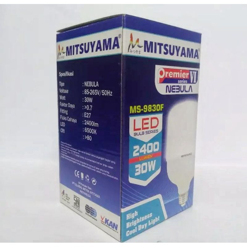 Lampu Bohlam LED 30W MS-9830F Premier Series NEBULA MITSUYAMA