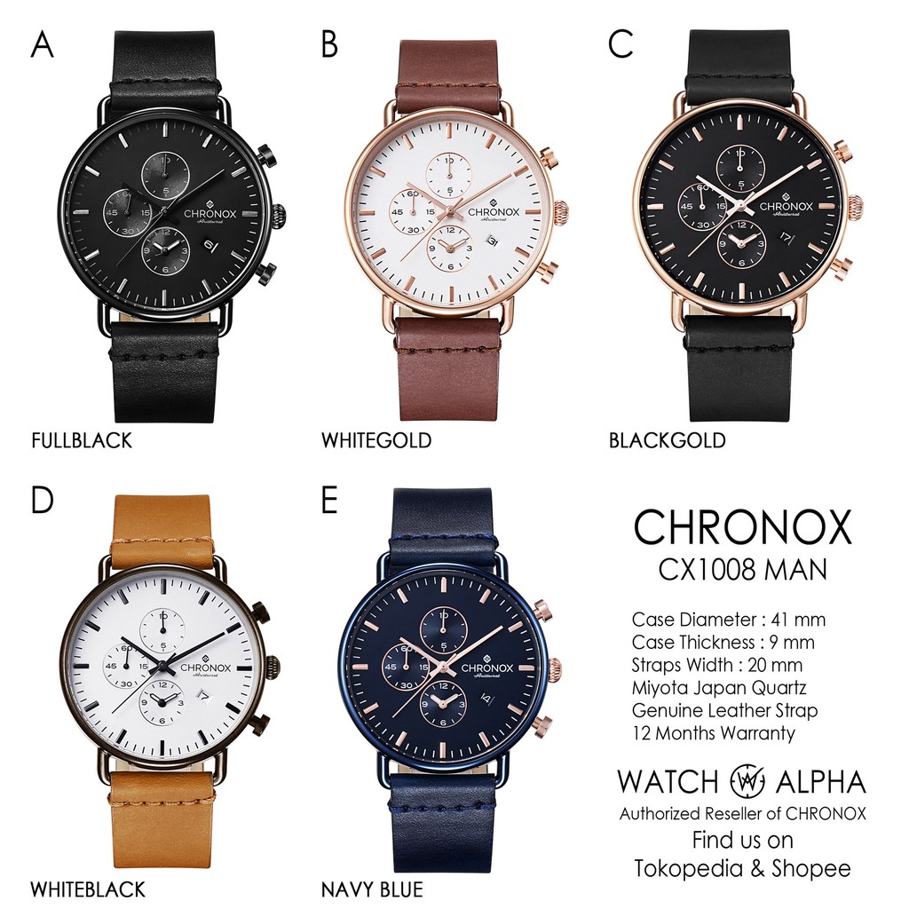 Jam Tangan CHRONOX CX1008 MAN - Original Resmi 