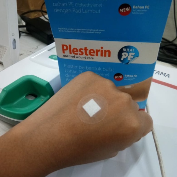 PLESTERIN BULAT Anti Air ONEMED isi 200 Transparant/Coklat