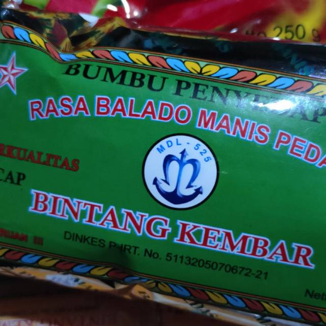 

Atom bintang balado 250 grm