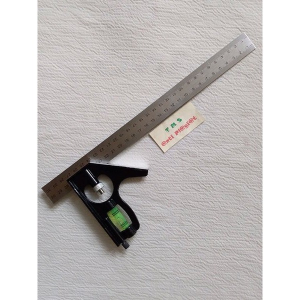 

Dijual Siku plus Waterpass - Penggaris Siku Sudut - Combination Square Ruler Terlaris