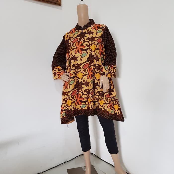 dress batik paso   dress batik tunik   midi batik klasik Murah