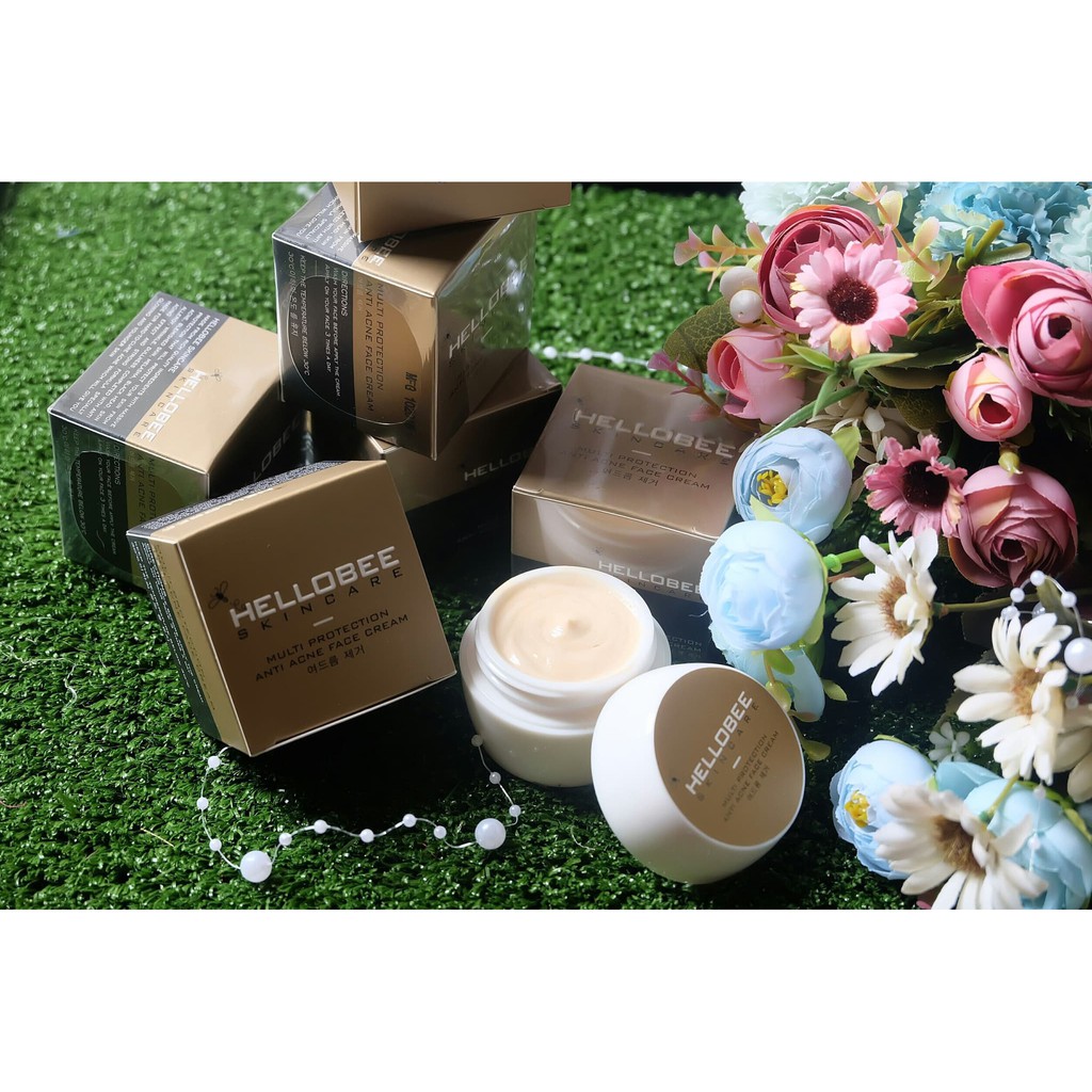 Jual  HELLOBEE GOLD KULIT BERMINYAK KUSAM KERIPUT JERAWAT KOMEDO FLEK MATA  Exclusive