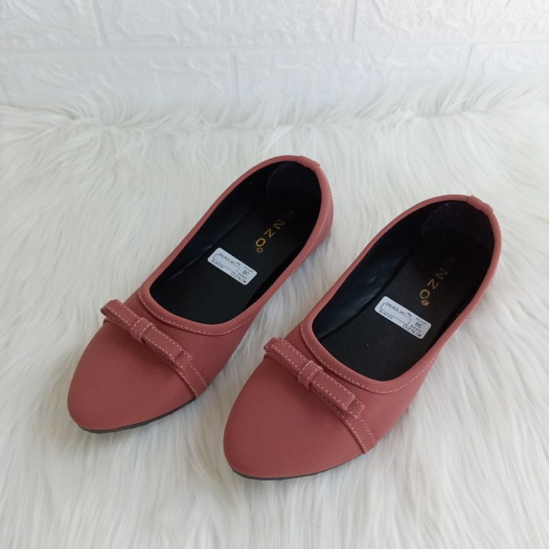 Sepatu Wanita Casual Flat Shoes Wanita Kekinian Sepatu Balet Pita Terbaru