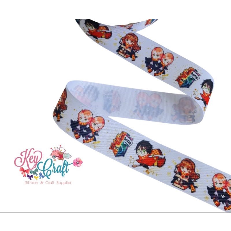 

Pita Grossgrain 3,8cm motif harry potter