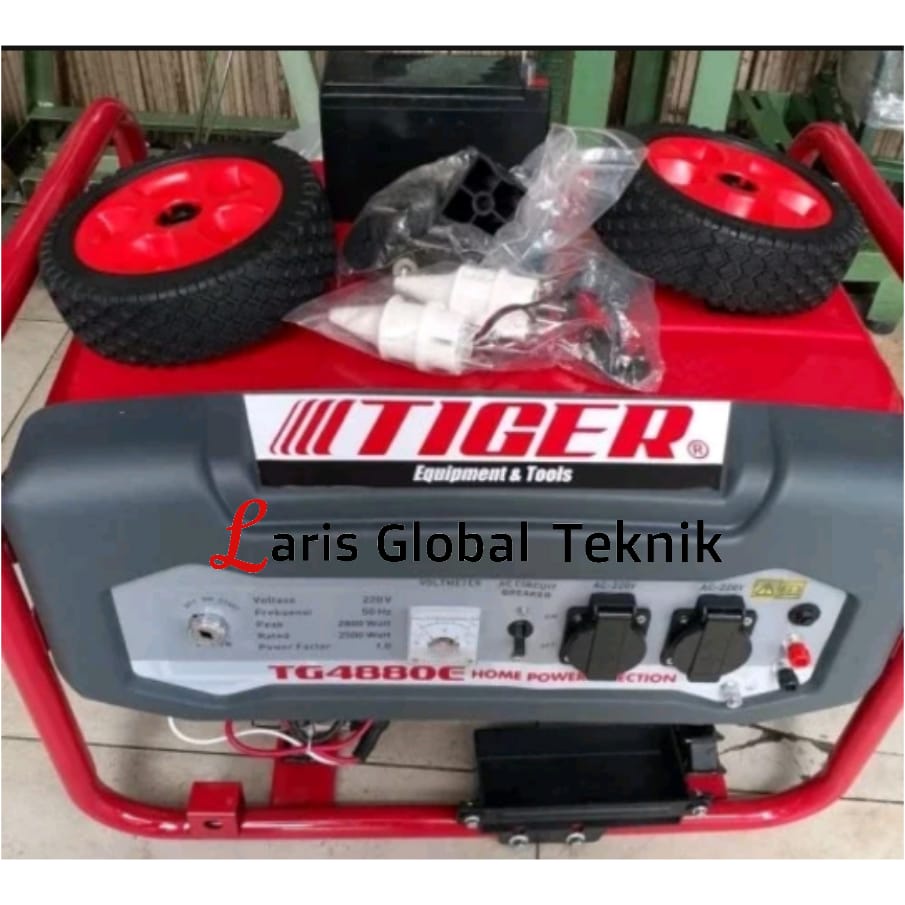 TIGER TG4880E Genset Tiger 2500 watt Tembaga