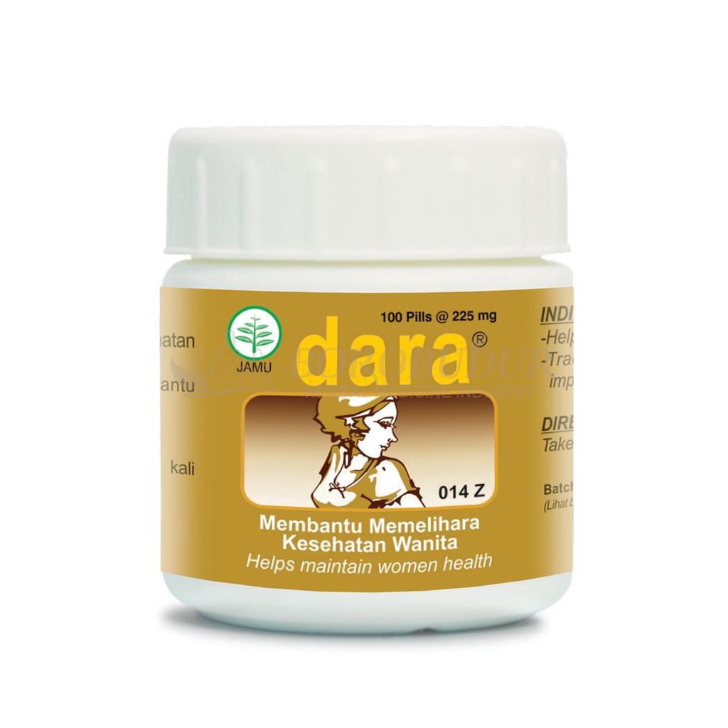 DARA 100 PIL BOROBUDUR HERBAL - PENGENCANG PAYUDARA