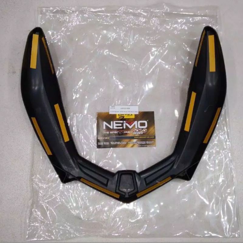 Tutup cover behel belakang carbon kevlar Yamaha All New NMAX-155 2020 NEMO