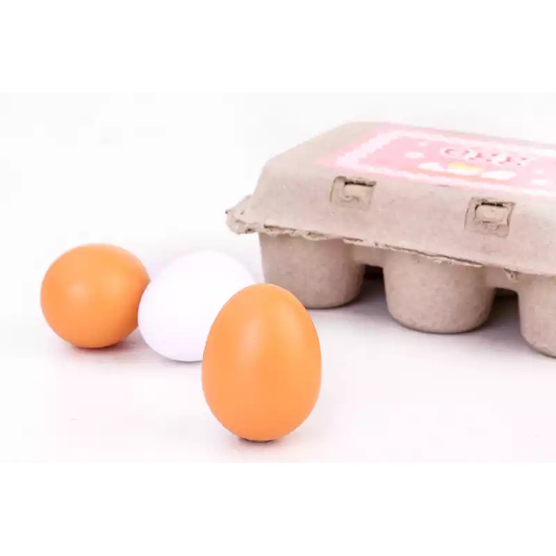 Wodden Toys Mini Egg Mainan Telur Mainan Anak Perempuan Mainan Masak Masakan Kayu Mainan Telur Kayu