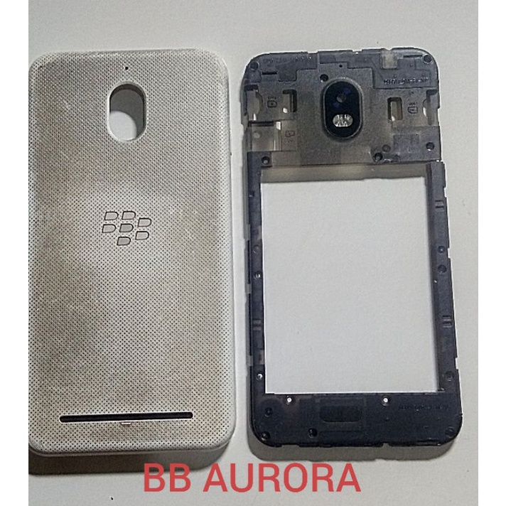 frame tulang belakang dan backdoor tutup belakang bb aurora Blackberry original copotan